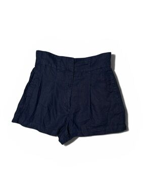 Artisan NY 100% Linen Shorts in Navy Blue Size 4 Women’s